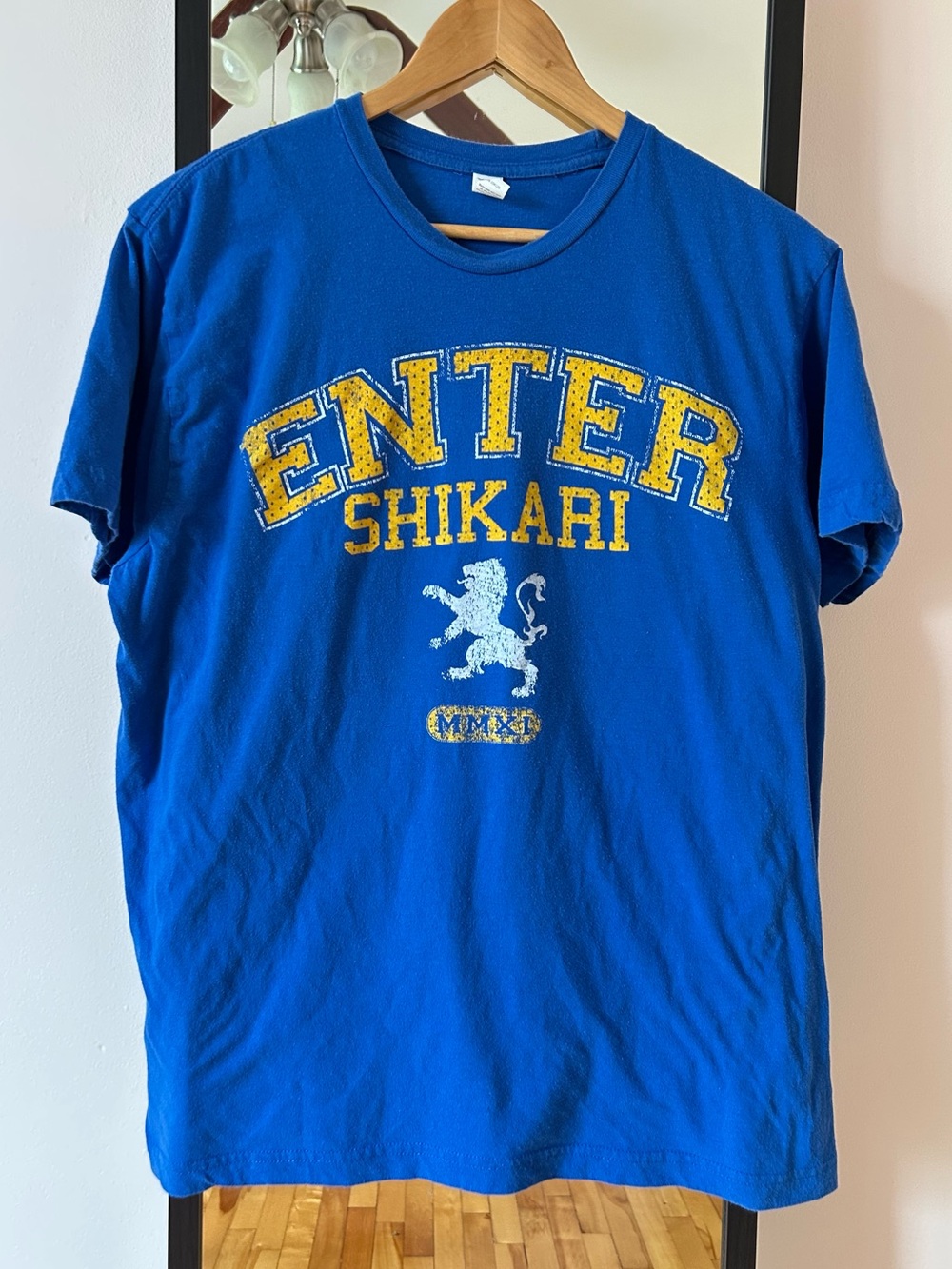 Vintage 2011 Enter Shikari 🎸 band tour concert tee shirt metal Tultex